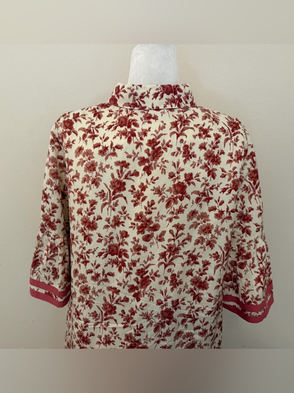 Tuckernuck Pomegranate Bloom Rowe Dress Size Medium Feminine Preppy Autumn - Picture 7 of 11